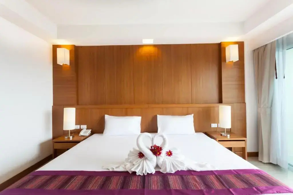 Double Suite with balcony and Sea View full double bed