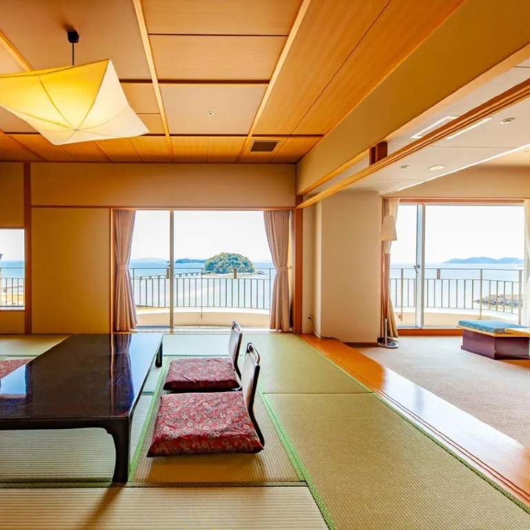 Takeshima Standard 12-tatami Japanese-Style room with ocean view
