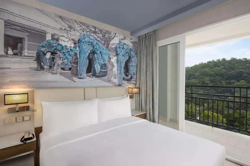 Double Suite with lake view full double bed