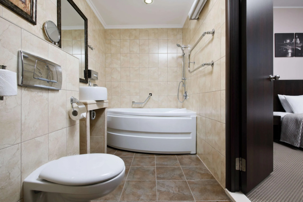 Двухместный люкс двуспальная кровать в Плаза СПА