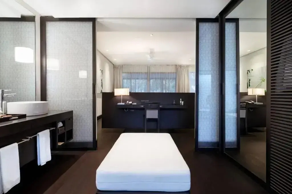 Double Palm Suite with balcony (full double bed)
