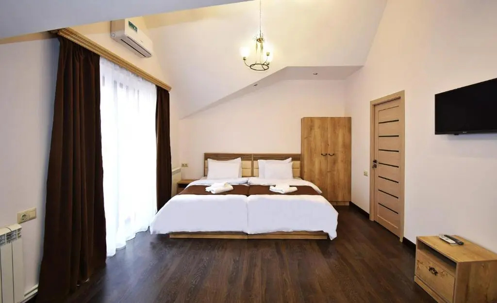 Double room with mountain view (full double bed)