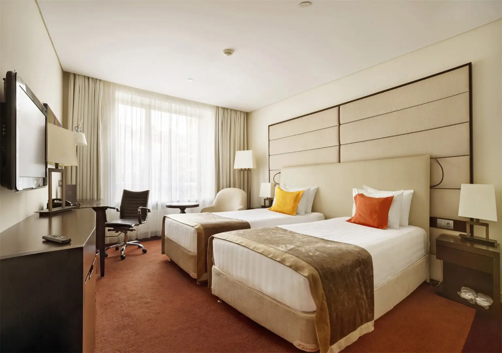 Aquamarine Room Type - Premium with Business Lounge Access Double room twin beds