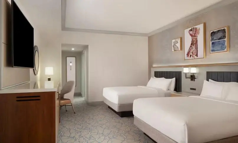 Tower Double room with city view (twin beds)