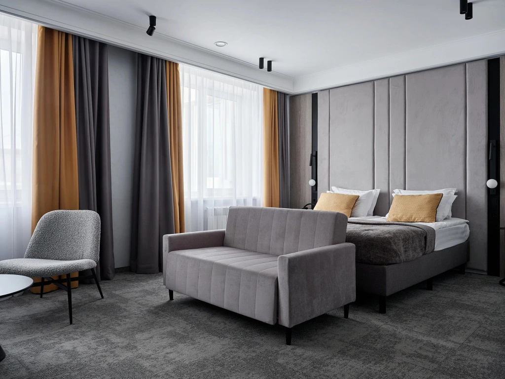 Evropa Hotel Room Type - Comfort Modern Double room with city view full double bed