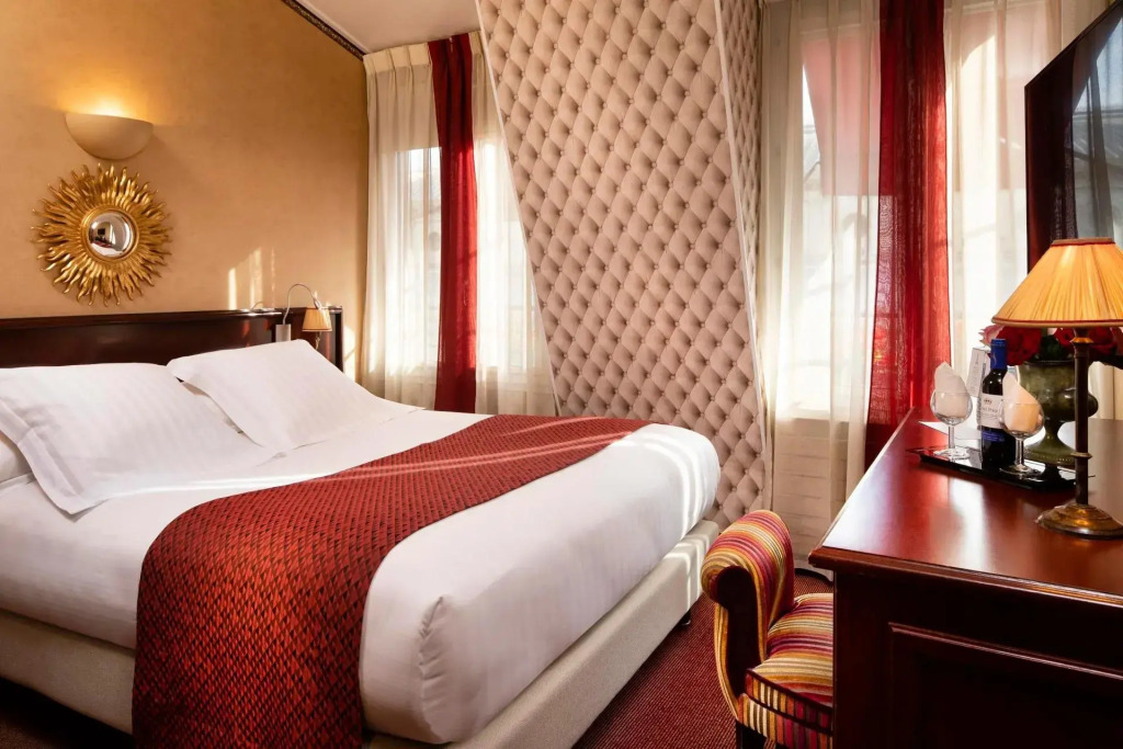 經典雙塔景觀房，附設雙人加大床