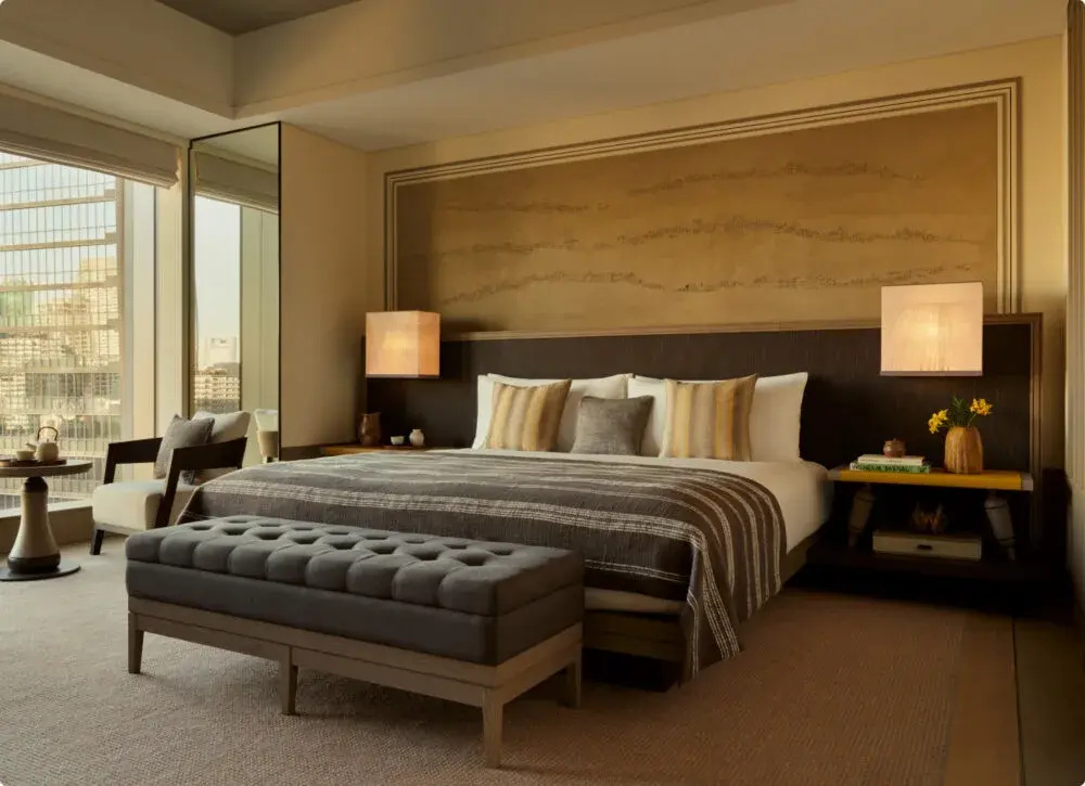 Double Suite with city view (twin beds)