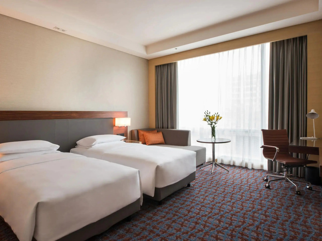 Double room with city view (twin beds)