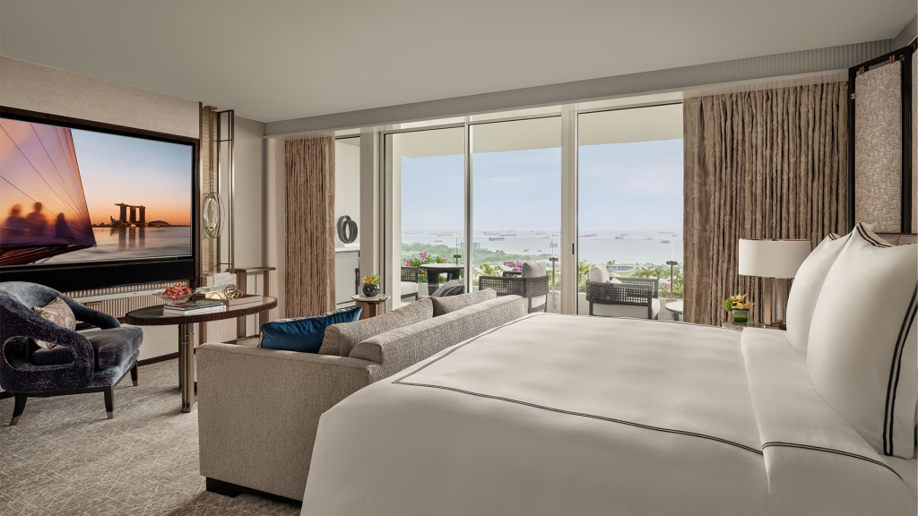 Premier Sands Double Studio Gardens by the Bay View twin beds