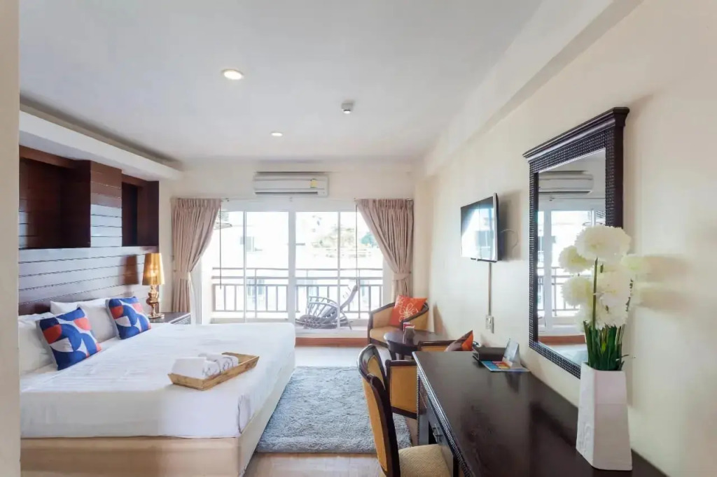 Двухместный номер Deluxe двуспальная кровать в Seaside Jomtien Beach