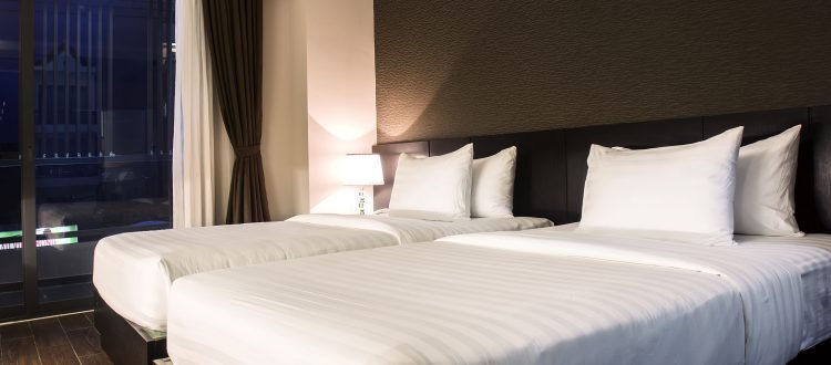Двухместный номер Senior с видом на город 2 отдельные кровати в Golden Hotel