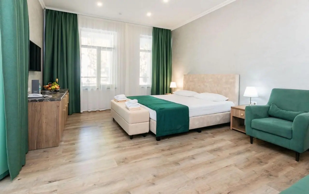 Двухместный полулюкс c 1 комнатой двуспальная кровать в Нарт