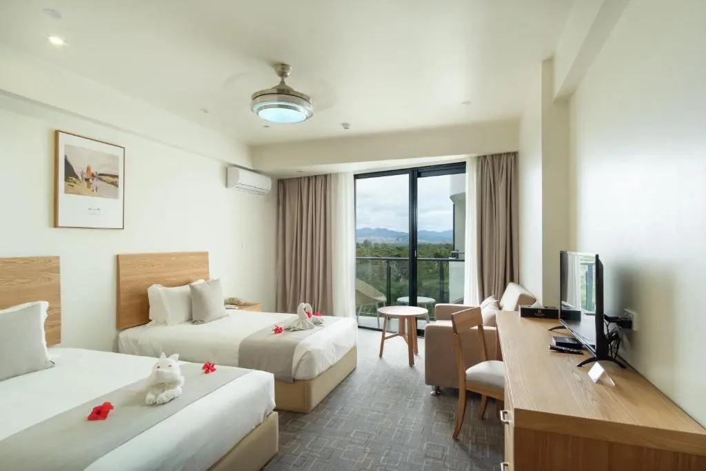 Double room with sunset view (twin beds)
