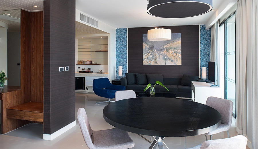 Двухместный люкс Corner двуспальная кровать в Отель The Zign Hotel