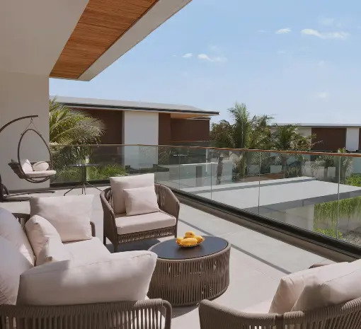 Двухместный люкс Coastal двуспальная кровать в Villa Le Corail, A Gran Melia Hotel