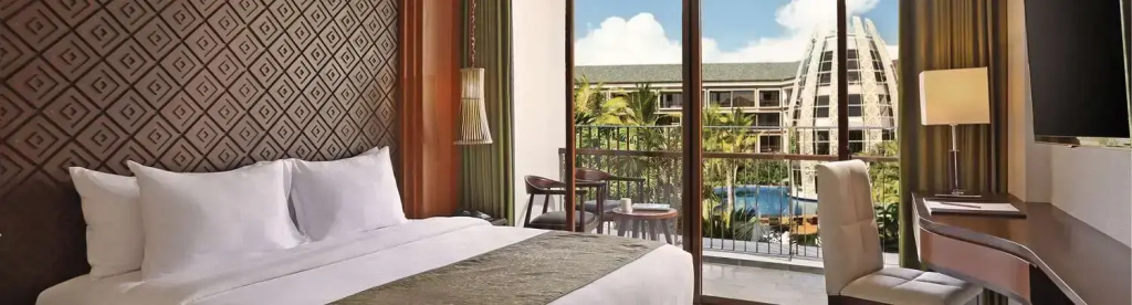 Deluxe Double room Pool View (full double bed)