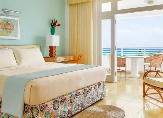Premier Double room with ocean view (full double bed)