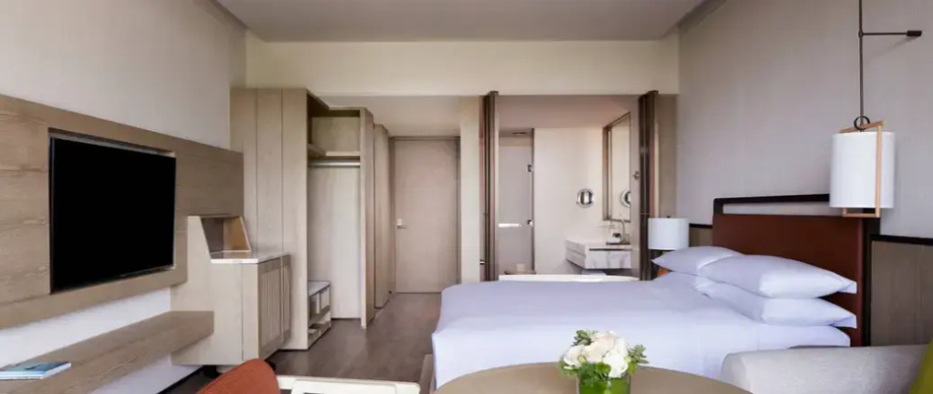 Grand Double room with balcony and with ocean view (full double bed)