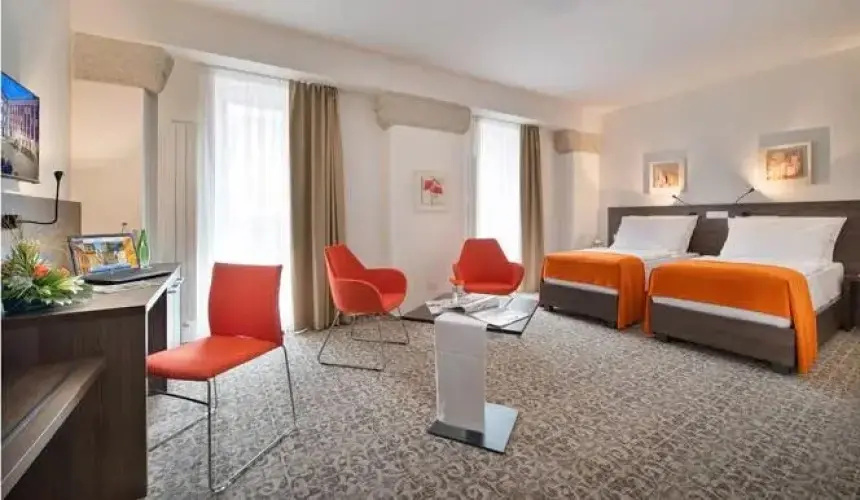 Double Studio twin beds