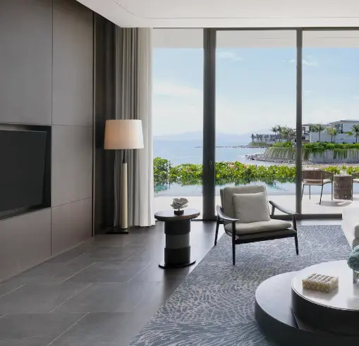 Вилла с бассейном Lagoon с 3 комнатами в Villa Le Corail, A Gran Melia Hotel