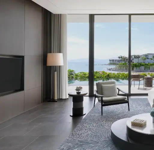 Вилла с бассейном Lagoon с 4 комнатами в Villa Le Corail, A Gran Melia Hotel