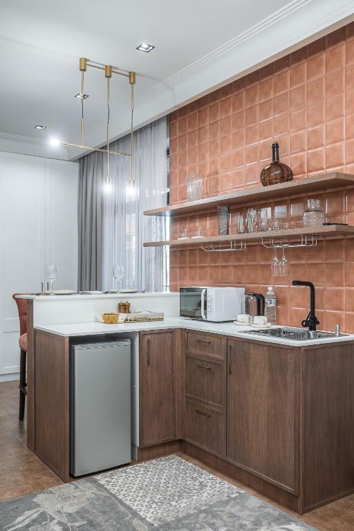 Двухместный номер Deluxe с балконом и с красивым видом из окна двуспальная кровать в Apart hotel Colibri