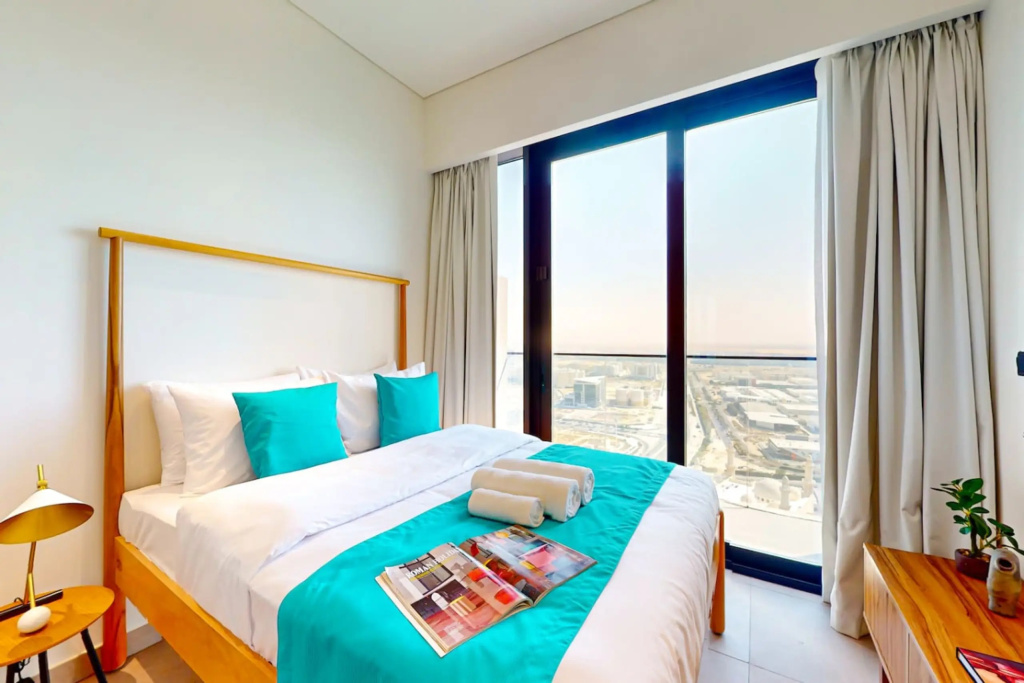 Double Studio with balcony and with sunrise view (full double bed)