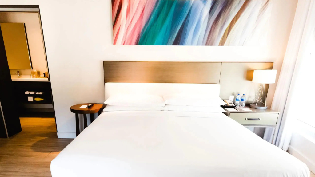 1 Bedroom Centric Accessible Double Suite full double bed