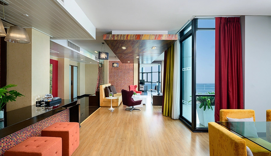 Люкс Extreme Royal с 2 комнатами oceanfront в Отель The Zign Hotel