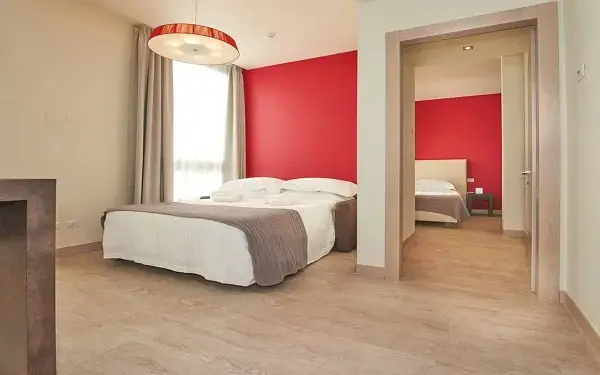 Double Family Suite full double bed