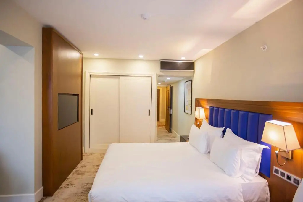 Family Suite with balcony and with pool view