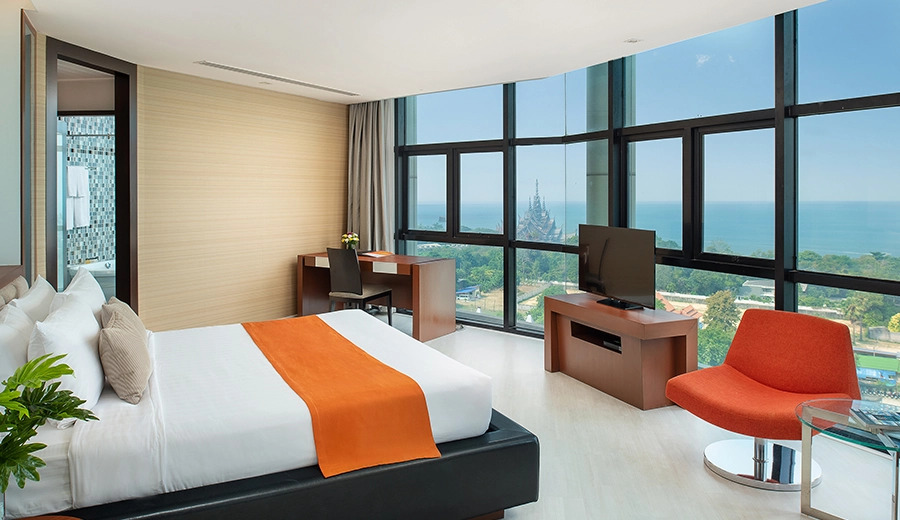 Люкс Extreme Royal с 2 комнатами oceanfront в Отель The Zign Hotel
