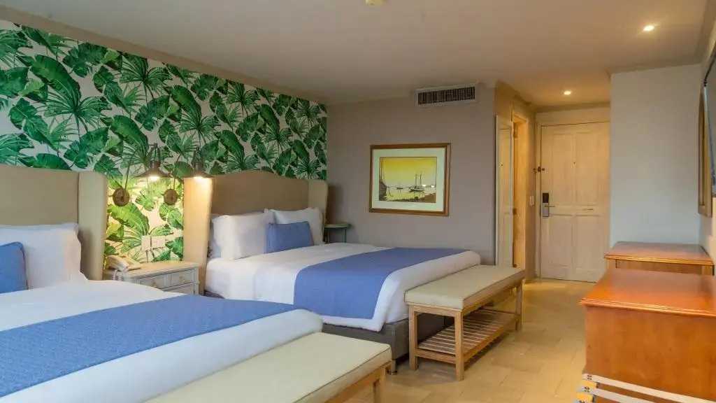 花園景觀豪華四人房