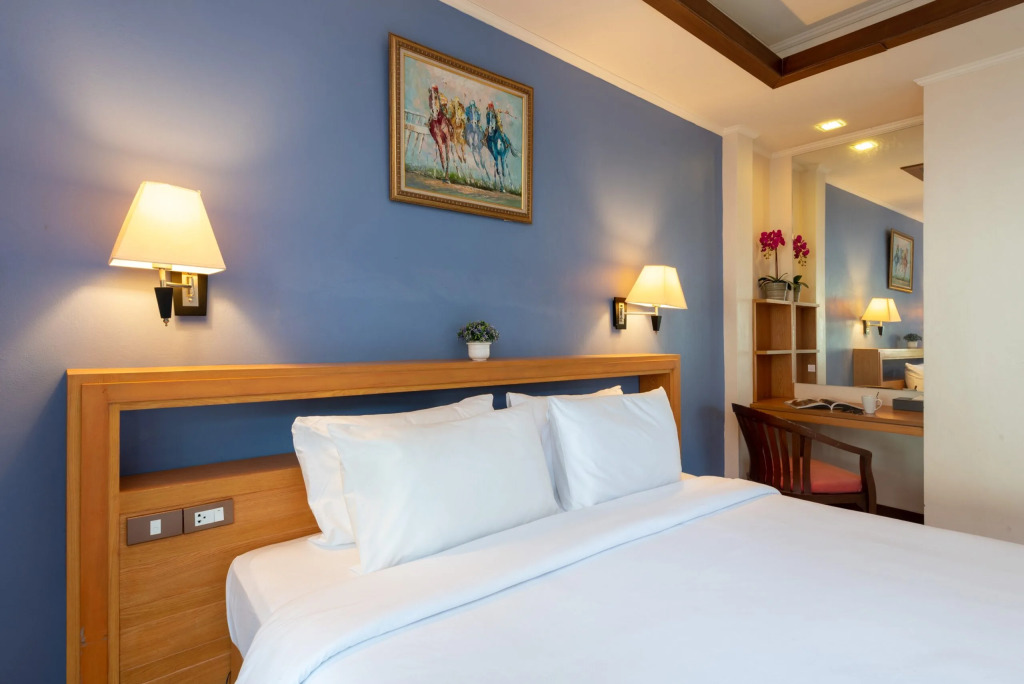 Двухместная вилла Garden двуспальная кровать в Pinnacle Grand Jomtien Resort and Beach Club