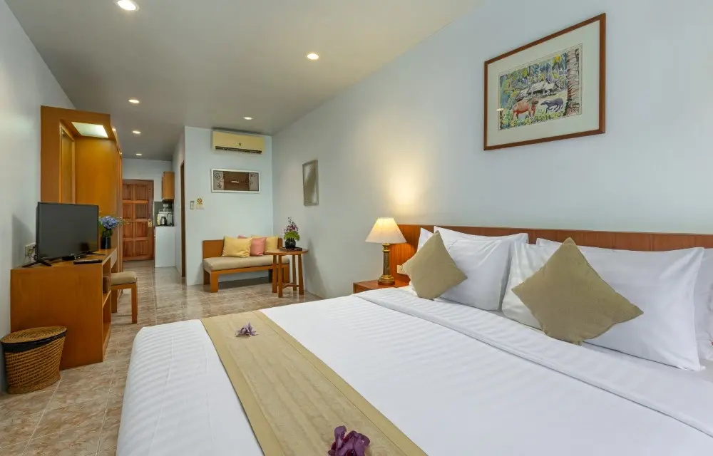 Double Studio with sea view (full double bed)