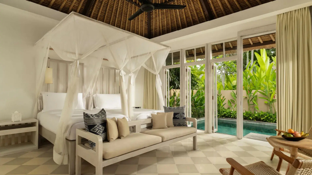 Garden Pool Double Villa (twin beds)