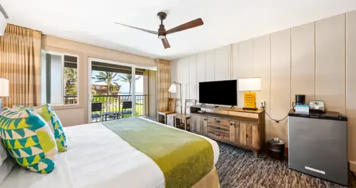 Double room with ocean view (full double bed)