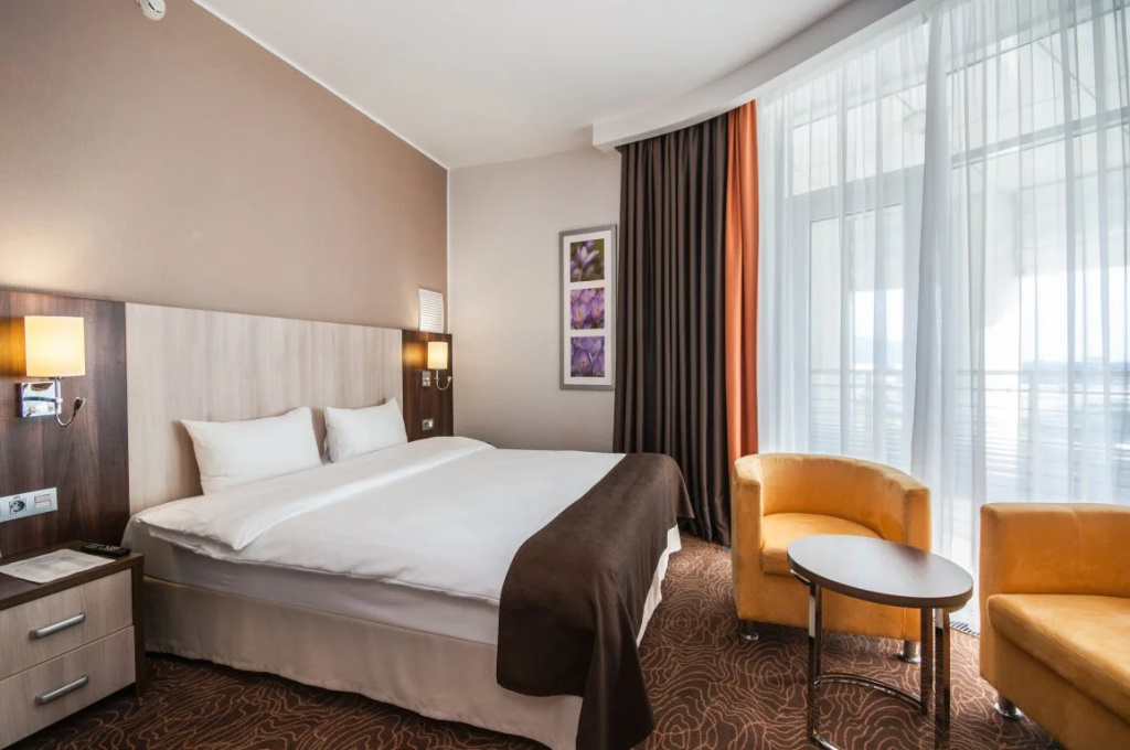 Omega Sirius Hotel Room Type - Double Suite full double bed