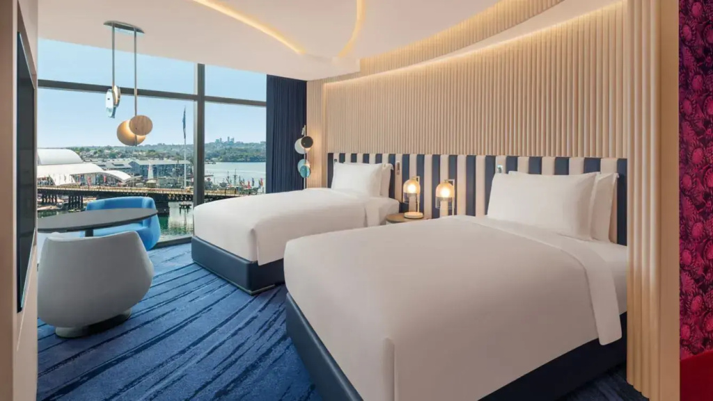 Spectacular Double room with harbour view (twin beds)
