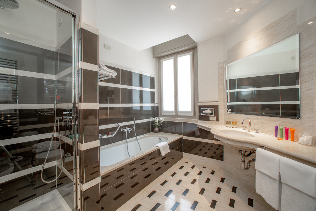 Двухместный полулюкс двуспальная кровать в Hotel Villa Flori