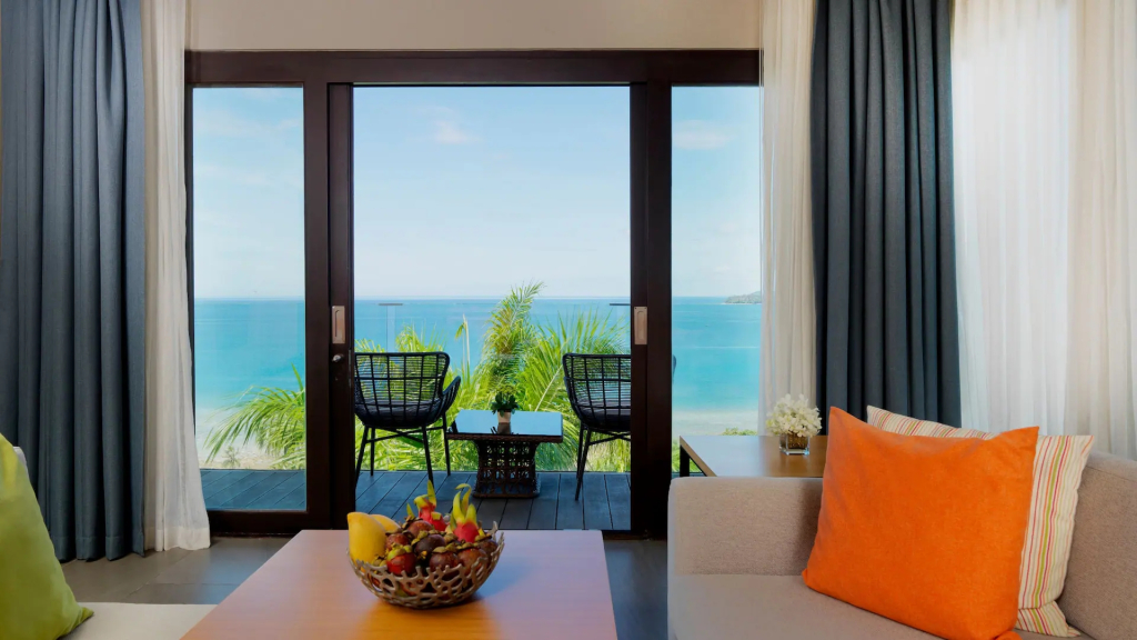 Двухместный люкс Hilltop с видом на океан двуспальная кровать в Hyatt Regency Phuket Resort