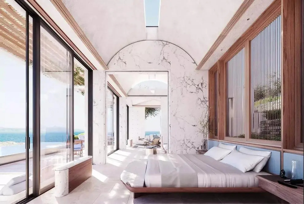2 Bedrooms Panoramic Cliff Villa with sea view