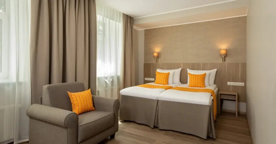 Двухместный номер Zen Superior 2 отдельные кровати в Kreutzwald Hotel Таллин