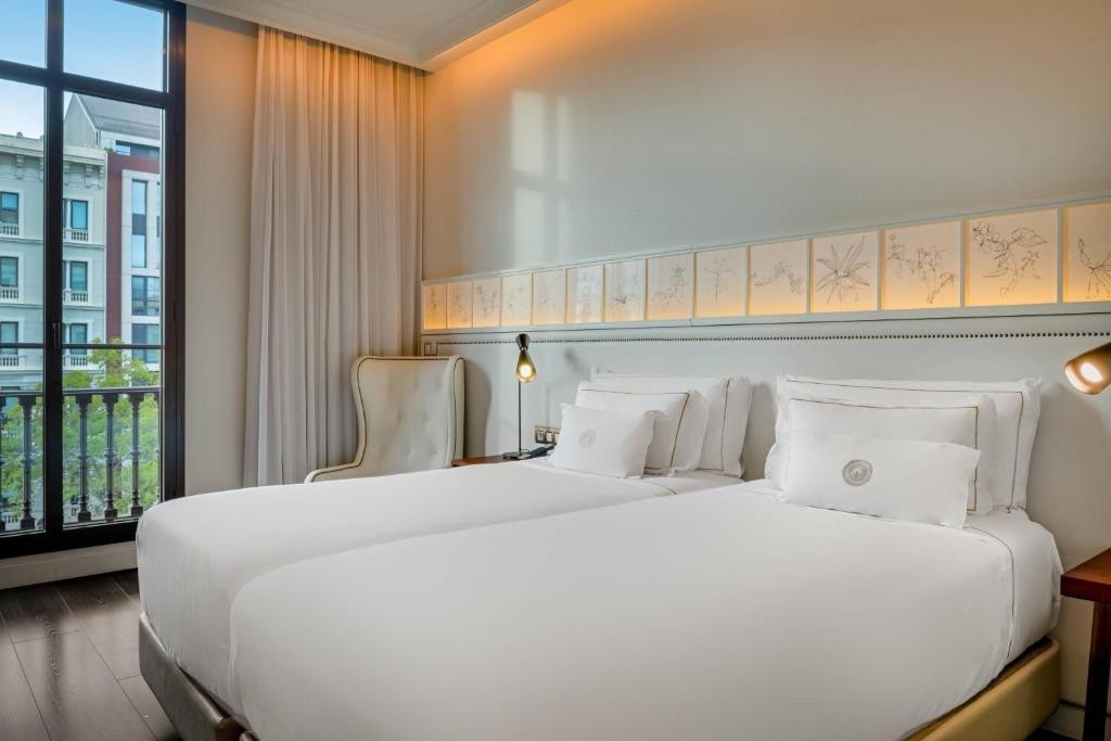 馬德拉斯豪華雙人房，市景，雙人床