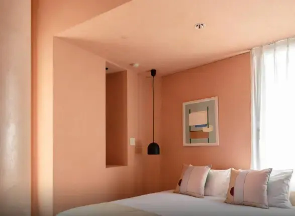 With a Column Double room (full double bed)