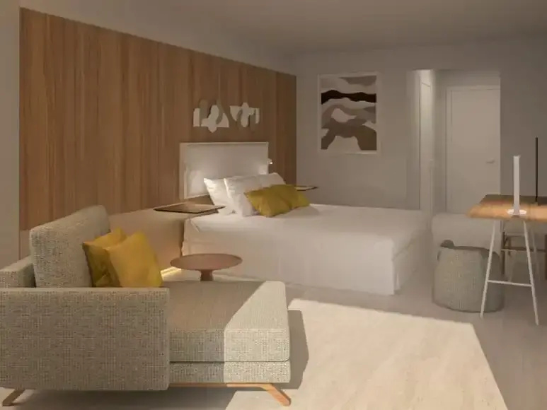 Double room with inland view (full double bed)