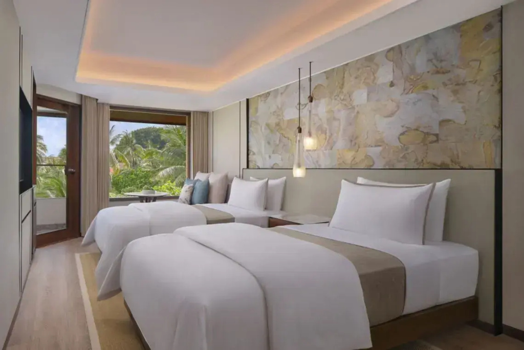 Двухместный номер Deluxe с видом на бассейн (2 отдельные кровати) в The Westin Resort Nusa Dua, Bali