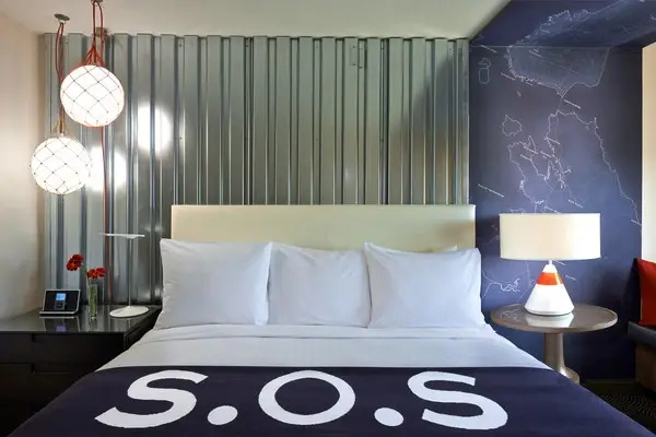 Hotel Zephyr San Francisco Room Type - Zephyr Double room full double bed