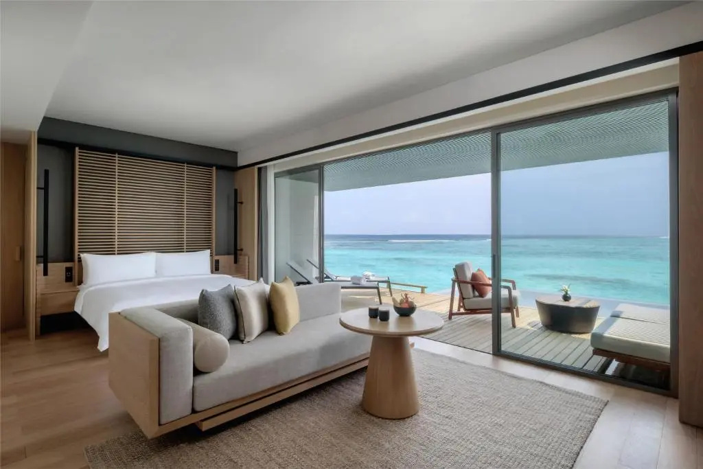 Overwater Double Pool Villa with sunset view