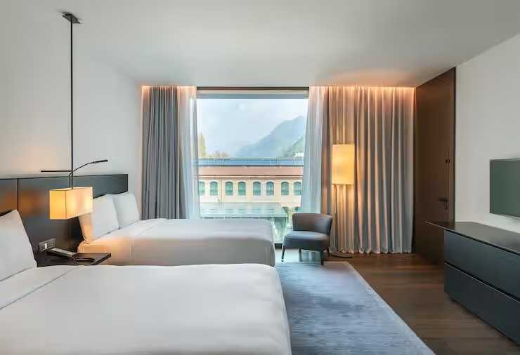 Deluxe Double room with courtyard view (twin beds)